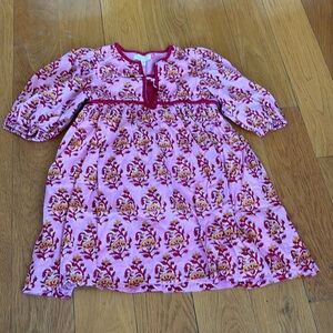 Pink Chicken Elbow Sleeve 4Y Dress